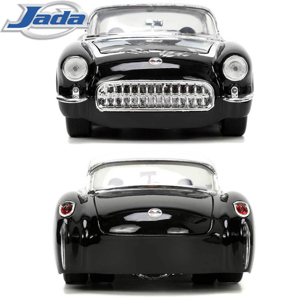 Jada Toys Universal Monsters Hollywood Rides Die Cast Wolfman and 1/24 Scale 1957 Chevy Corvette